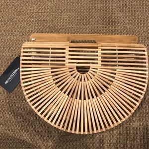 Pretty Little Thing Wooden Clutch Bag (NWT)